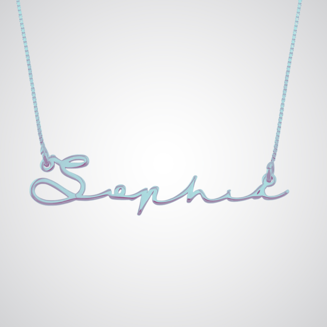 Personalized Signature Name Necklace